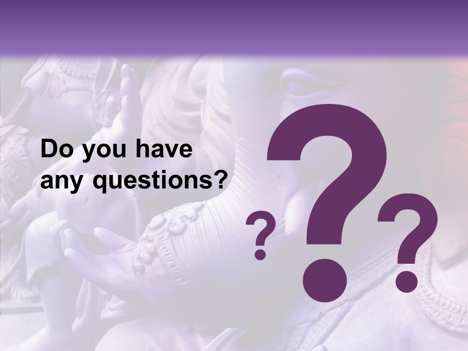 Deity Sculpture Religious PowerPoint Template