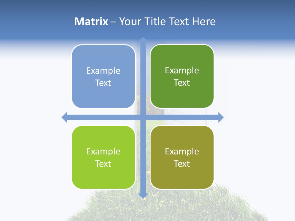 Isolated Exit Imagination PowerPoint Template
