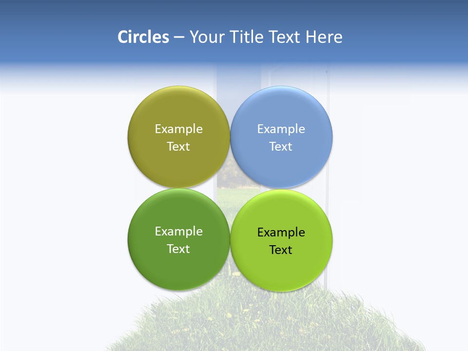Isolated Exit Imagination PowerPoint Template