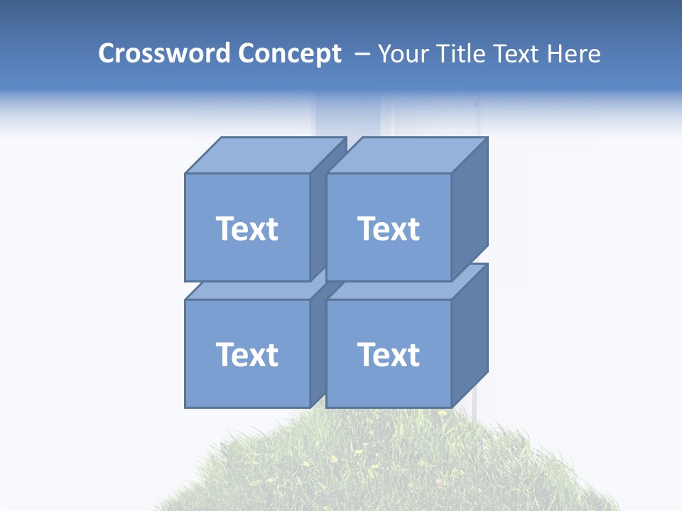 Isolated Exit Imagination PowerPoint Template