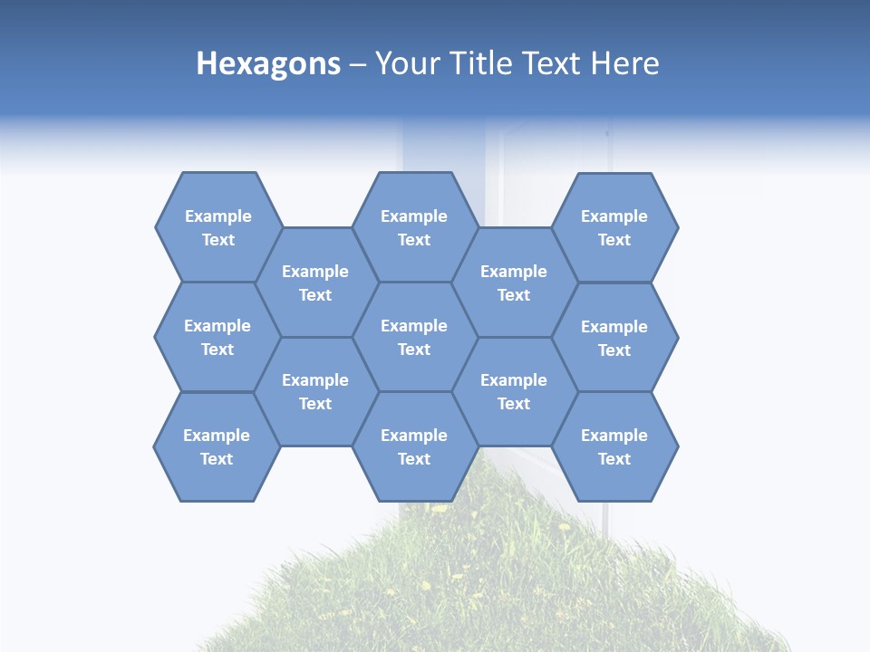 Isolated Exit Imagination PowerPoint Template