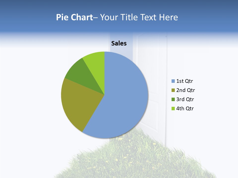 Isolated Exit Imagination PowerPoint Template