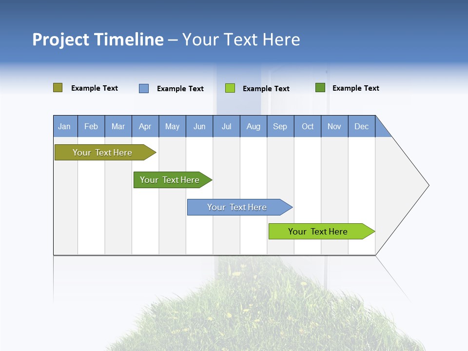Isolated Exit Imagination PowerPoint Template