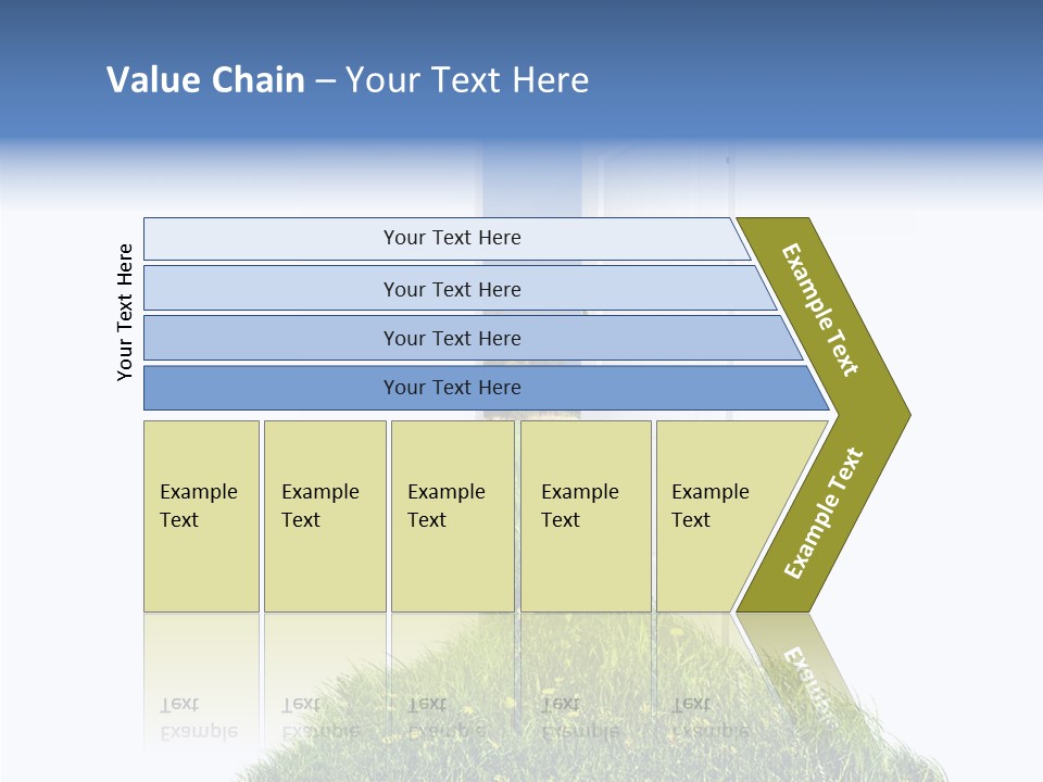 Isolated Exit Imagination PowerPoint Template