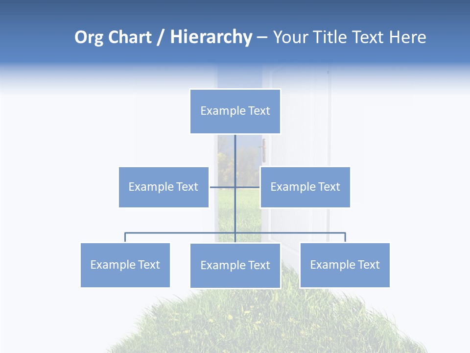 Isolated Exit Imagination PowerPoint Template
