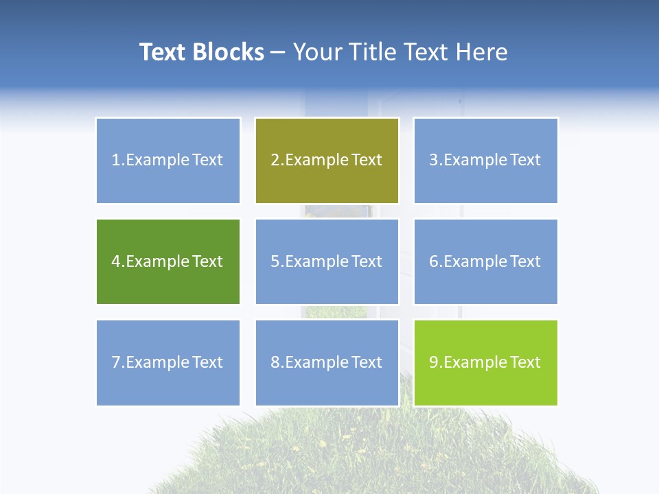 Isolated Exit Imagination PowerPoint Template