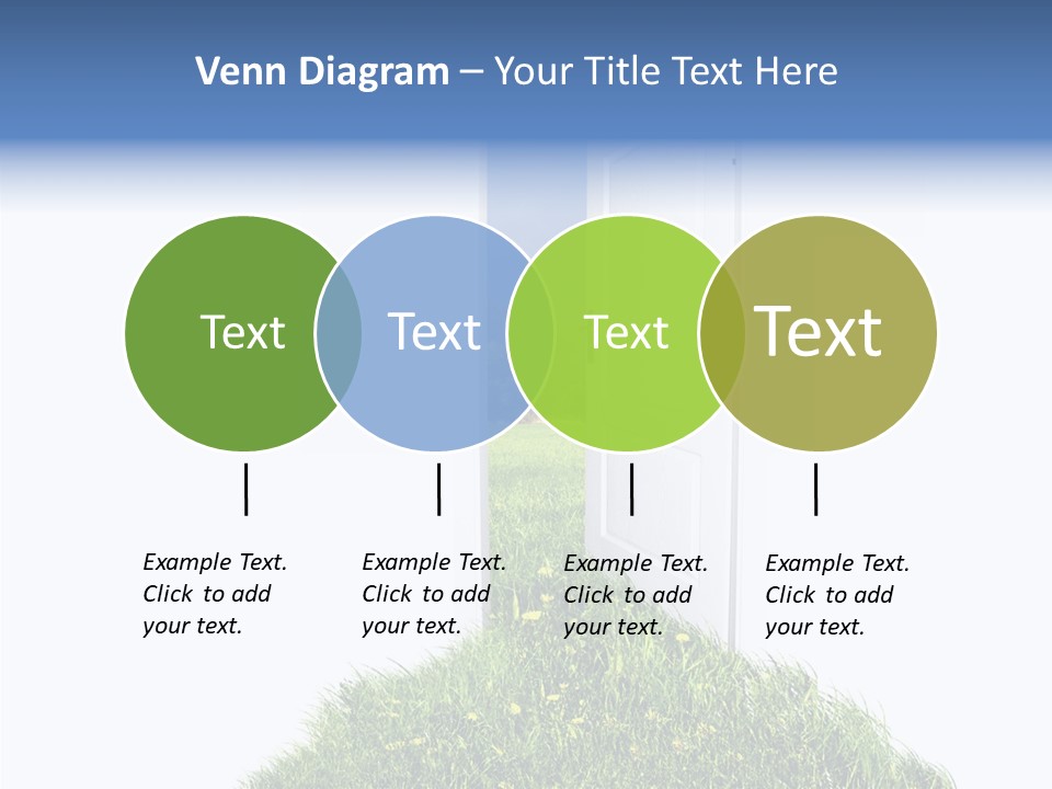 Isolated Exit Imagination PowerPoint Template