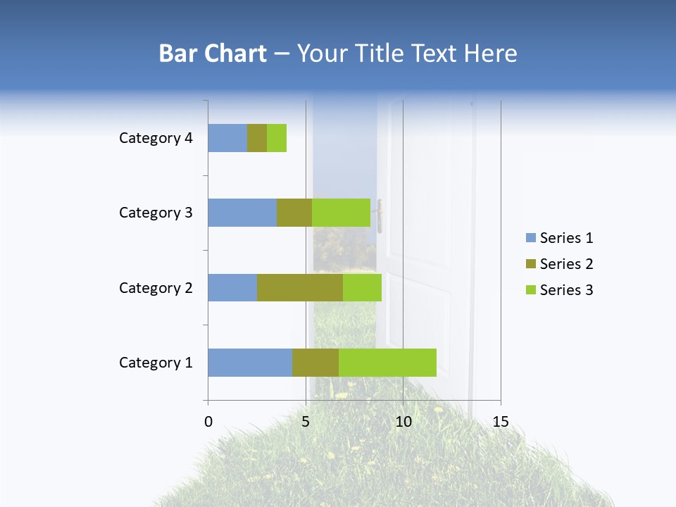 Isolated Exit Imagination PowerPoint Template