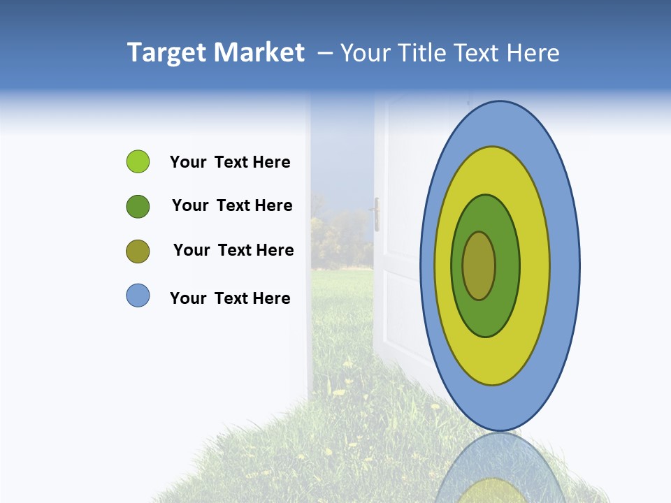 Isolated Exit Imagination PowerPoint Template