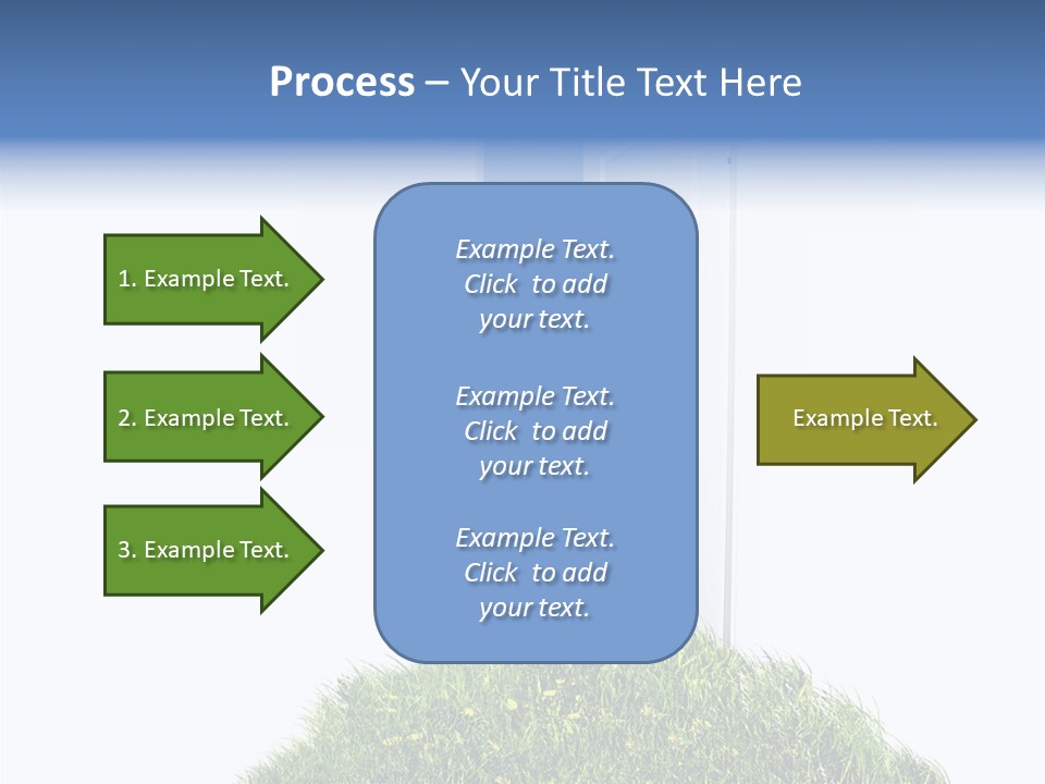 Isolated Exit Imagination PowerPoint Template