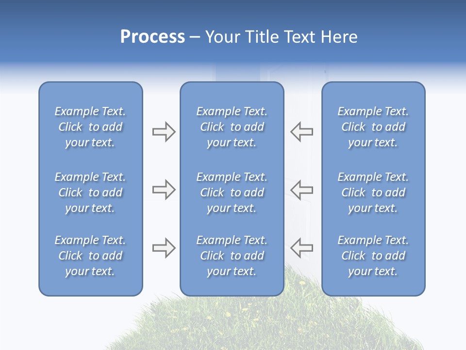 Isolated Exit Imagination PowerPoint Template