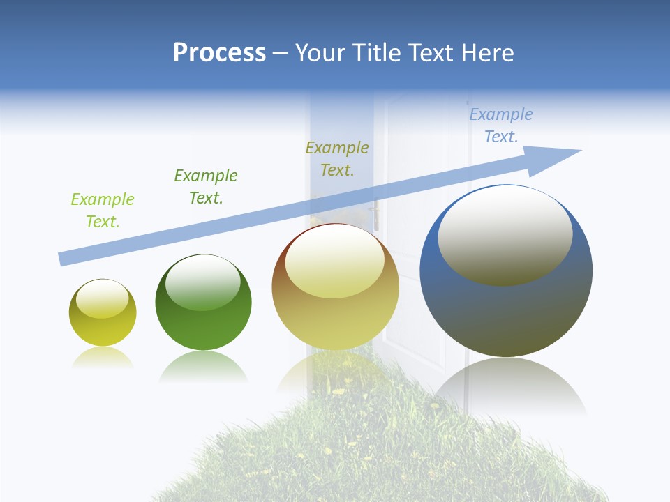 Isolated Exit Imagination PowerPoint Template