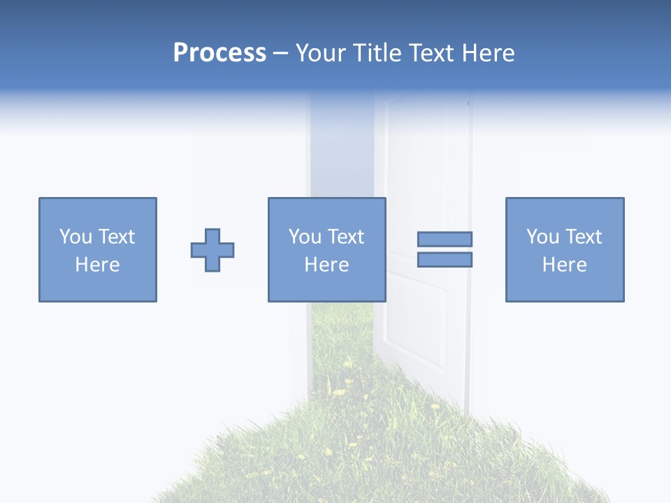 Isolated Exit Imagination PowerPoint Template
