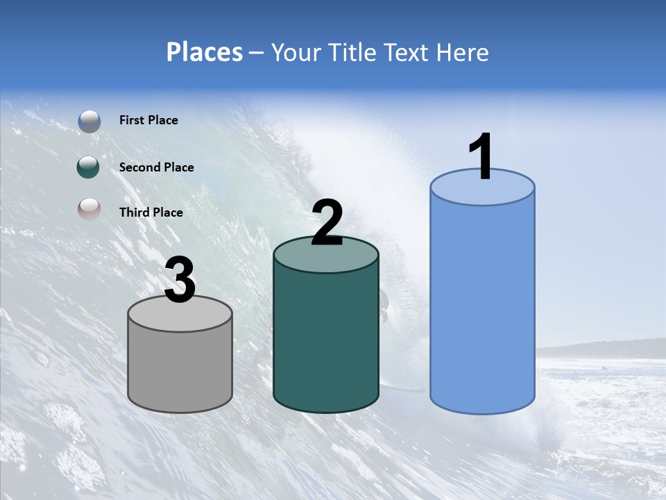 Man Ocean Cool PowerPoint Template