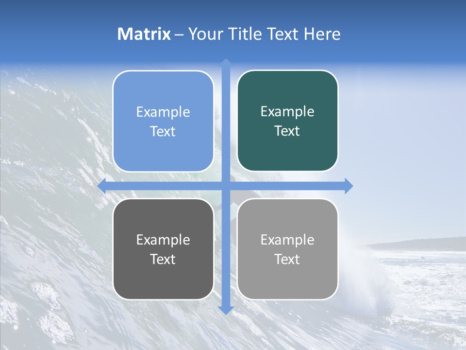 Man Ocean Cool PowerPoint Template