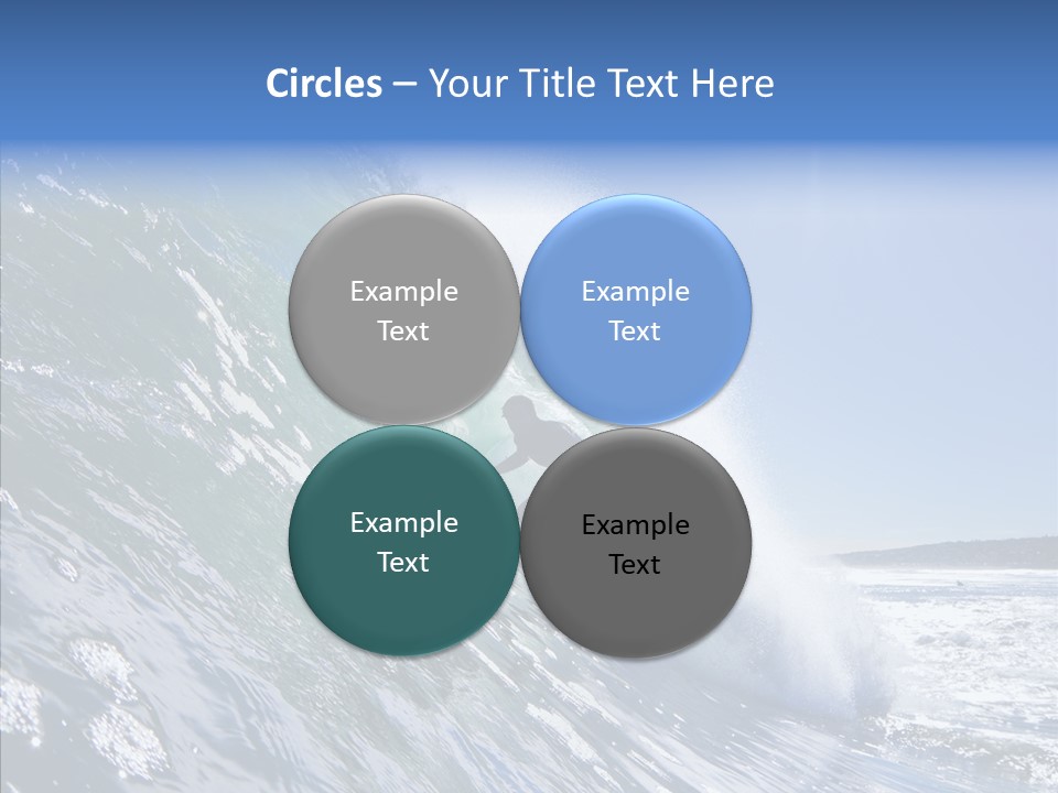 Man Ocean Cool PowerPoint Template