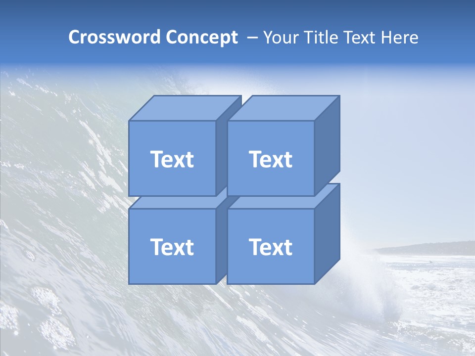 Man Ocean Cool PowerPoint Template