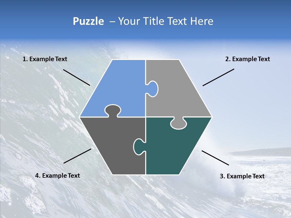 Man Ocean Cool PowerPoint Template