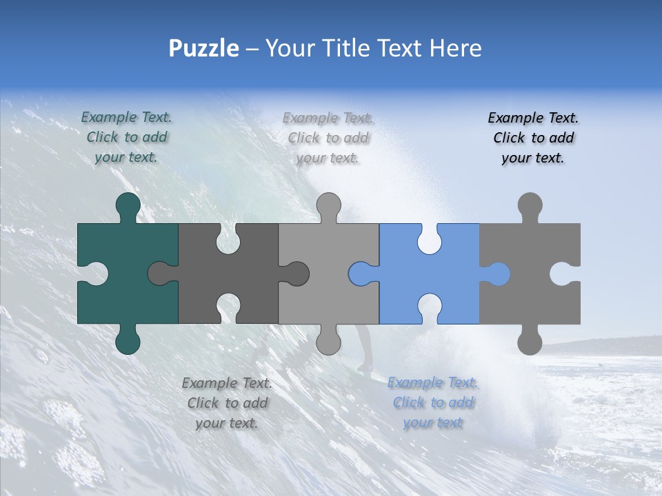 Man Ocean Cool PowerPoint Template