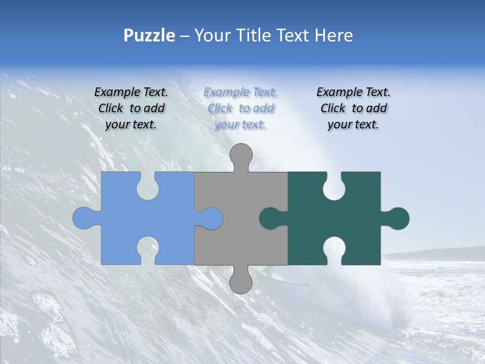 Man Ocean Cool PowerPoint Template