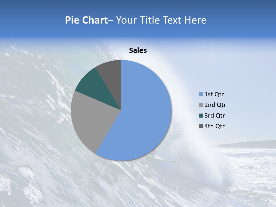 Man Ocean Cool PowerPoint Template