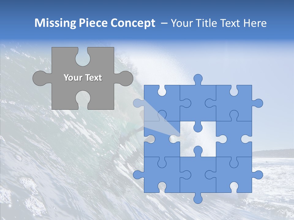 Man Ocean Cool PowerPoint Template