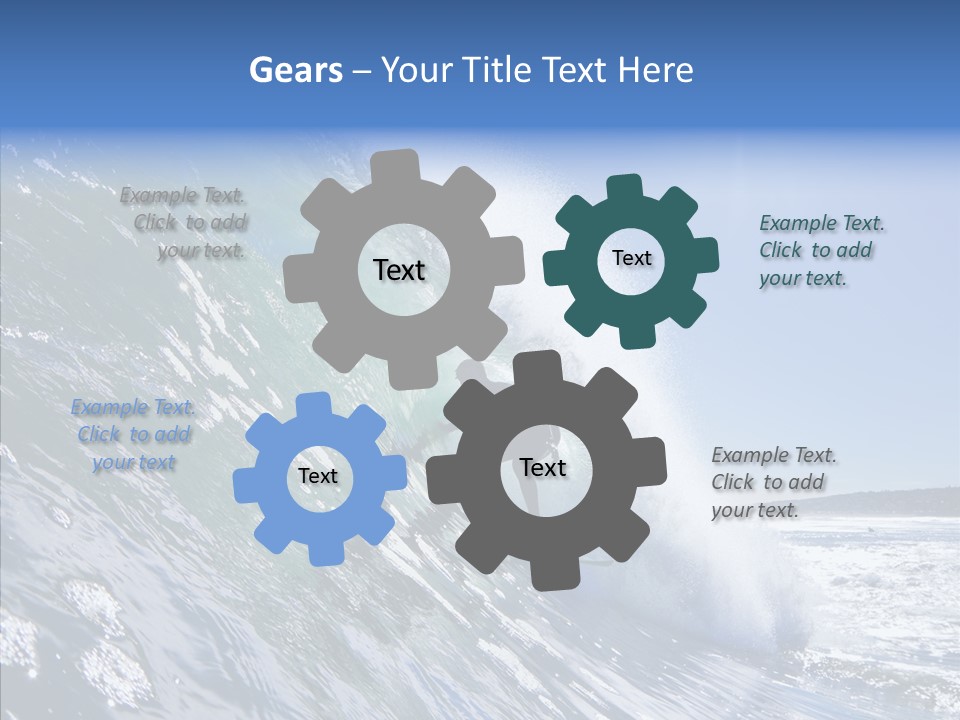 Man Ocean Cool PowerPoint Template