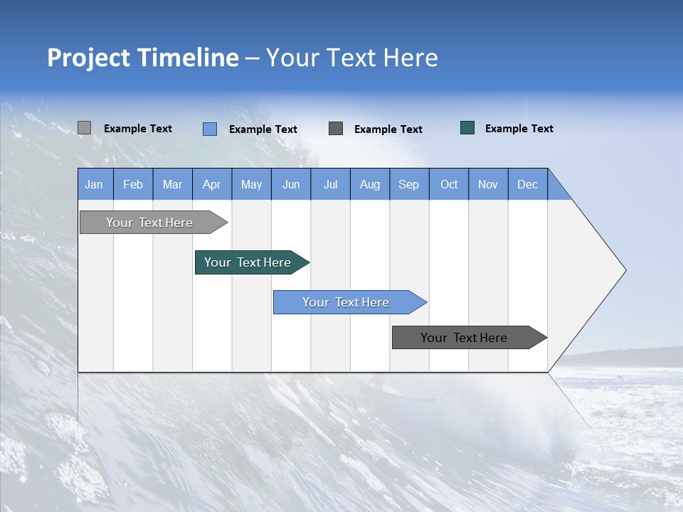 Man Ocean Cool PowerPoint Template