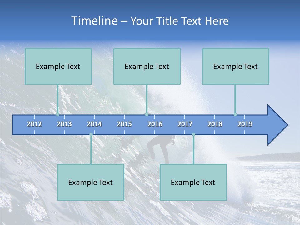 Man Ocean Cool PowerPoint Template