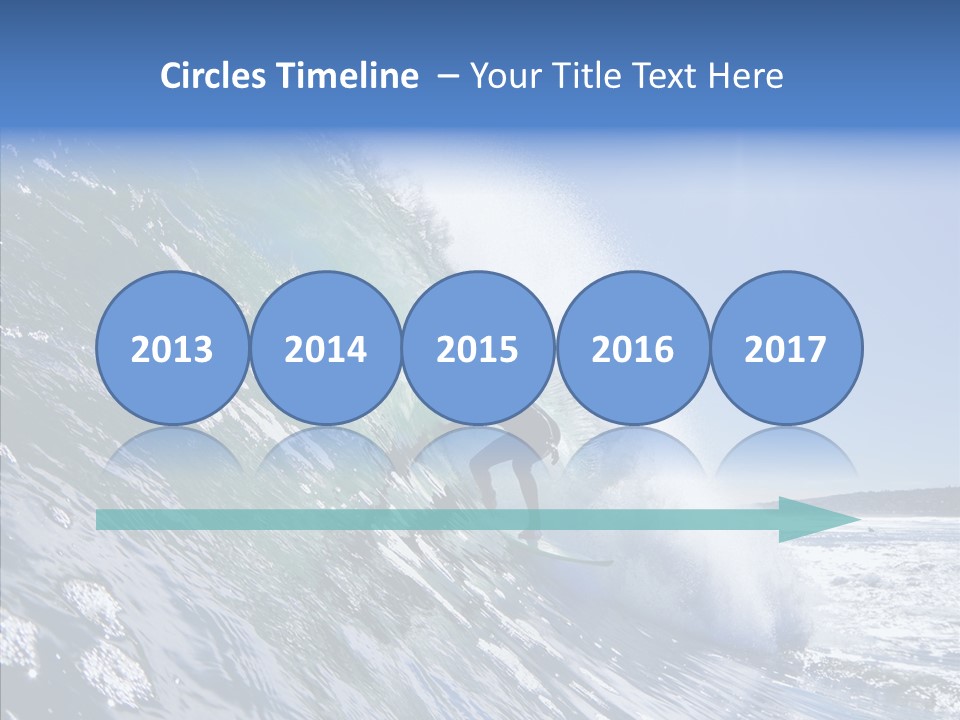 Man Ocean Cool PowerPoint Template