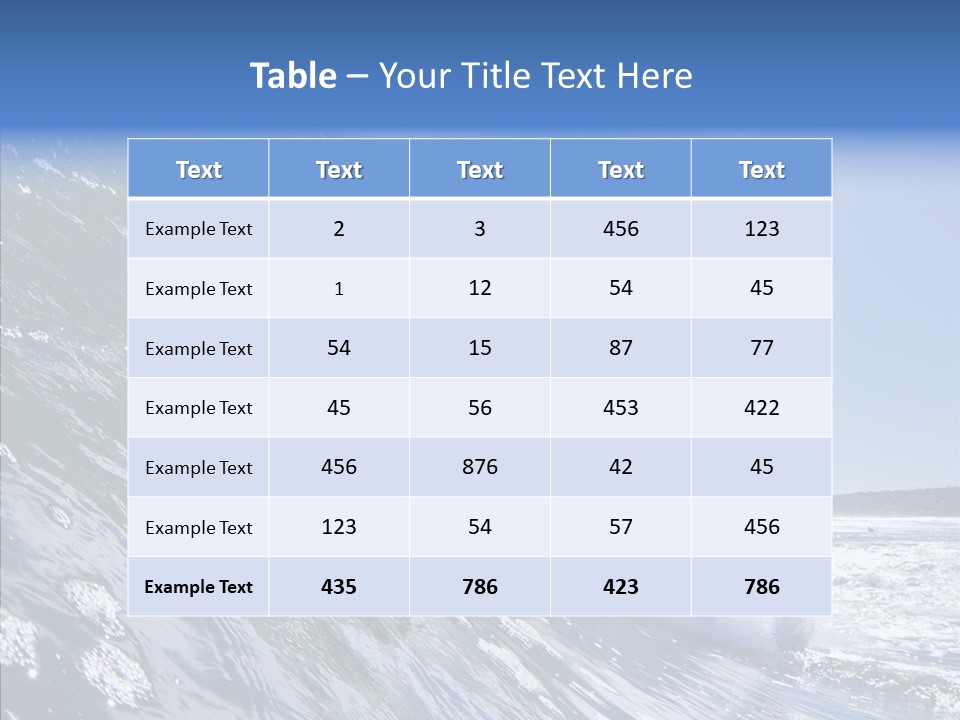 Man Ocean Cool PowerPoint Template