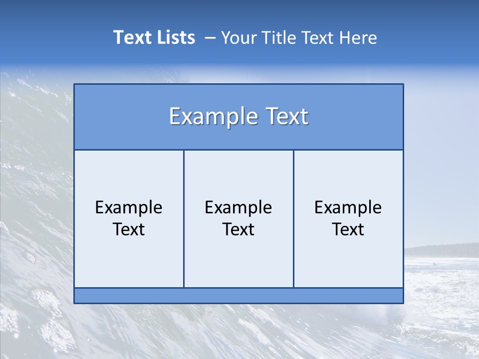 Man Ocean Cool PowerPoint Template