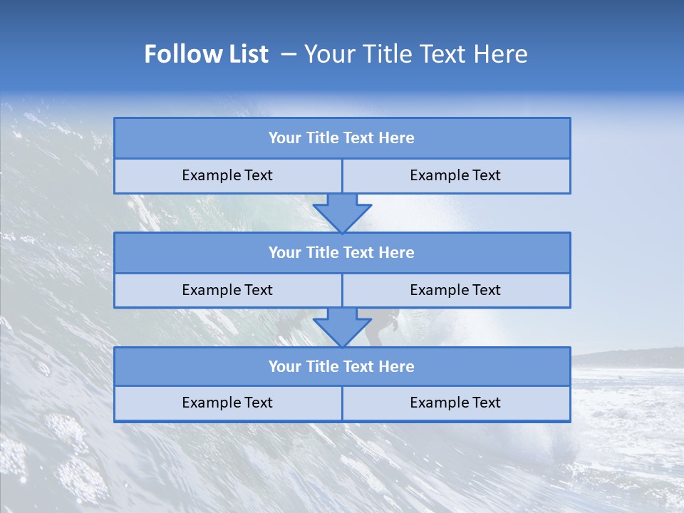 Man Ocean Cool PowerPoint Template