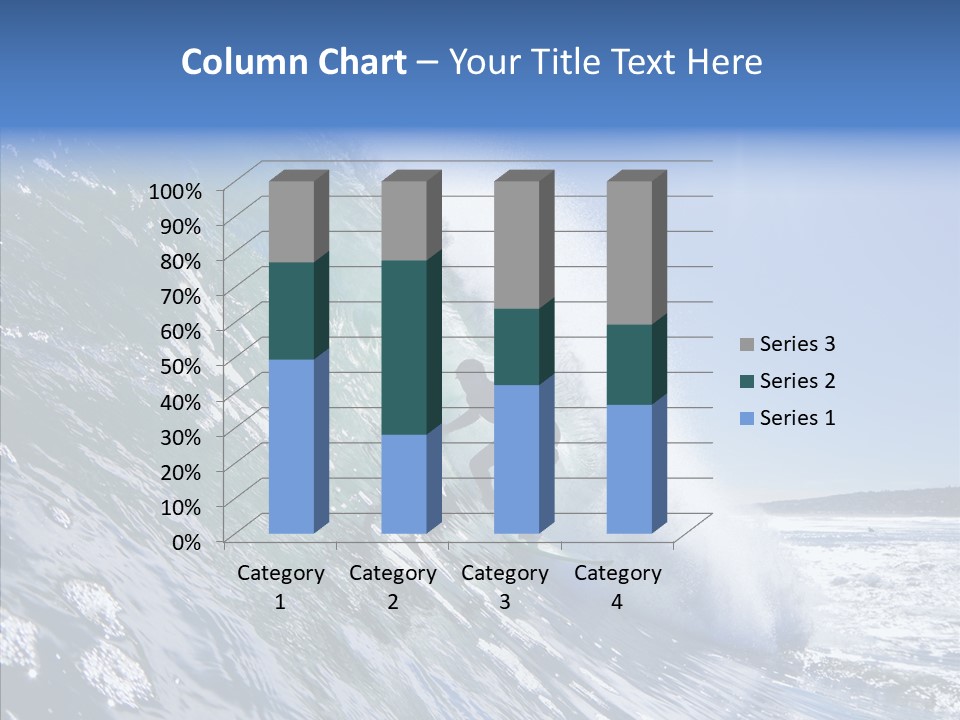 Man Ocean Cool PowerPoint Template