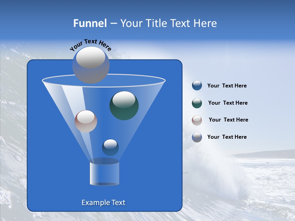 Man Ocean Cool PowerPoint Template