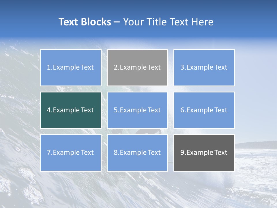 Man Ocean Cool PowerPoint Template