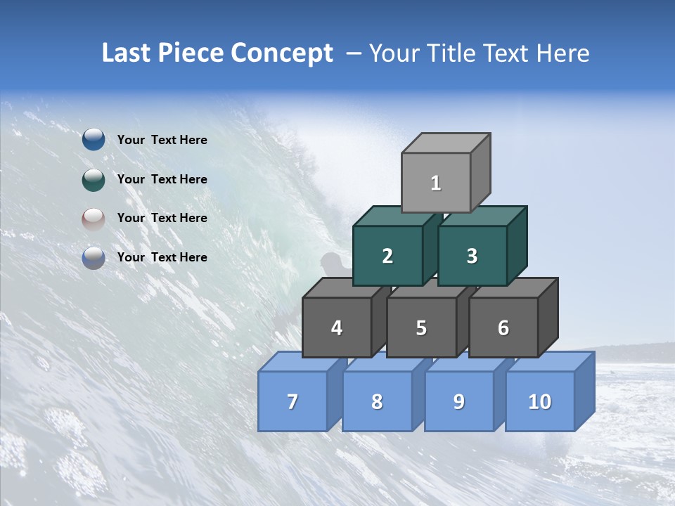 Man Ocean Cool PowerPoint Template