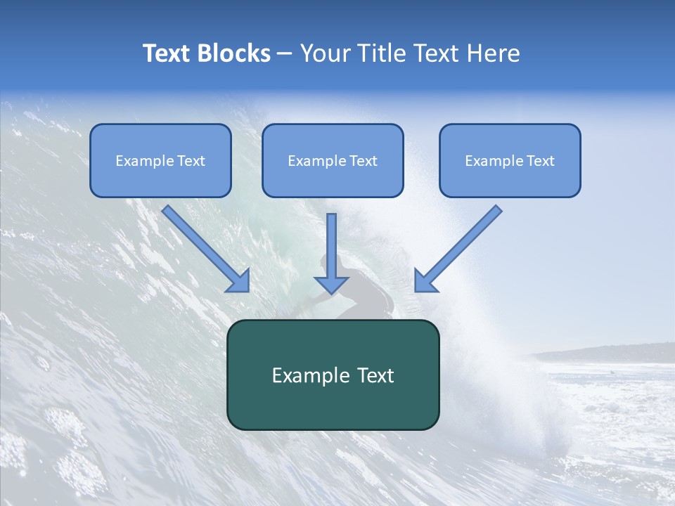 Man Ocean Cool PowerPoint Template