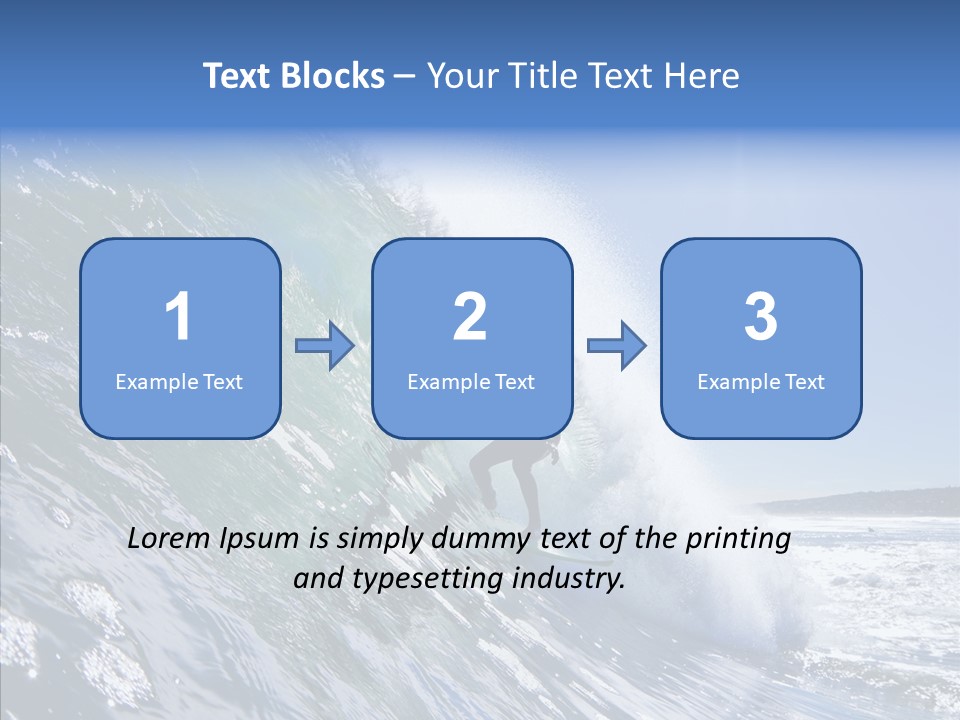 Man Ocean Cool PowerPoint Template