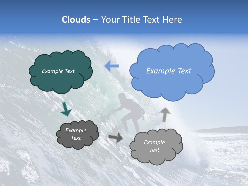 Man Ocean Cool PowerPoint Template