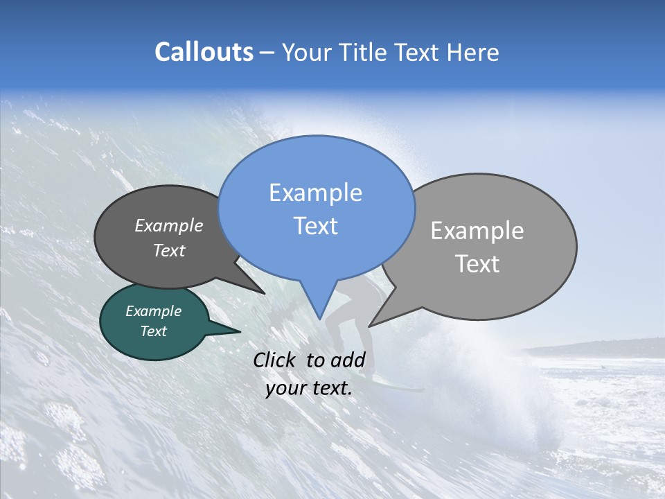 Man Ocean Cool PowerPoint Template