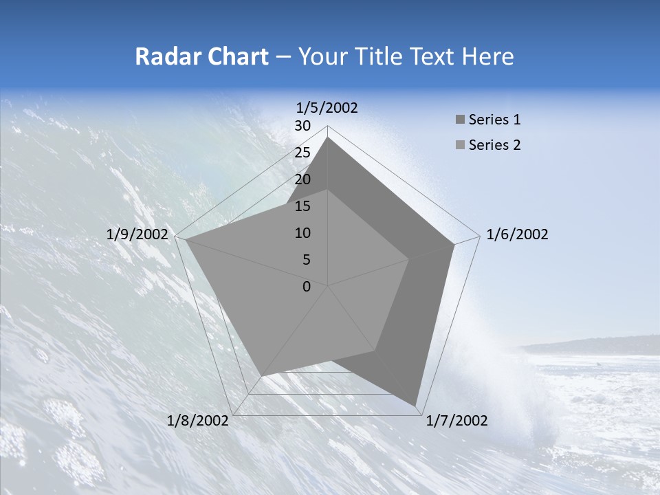 Man Ocean Cool PowerPoint Template