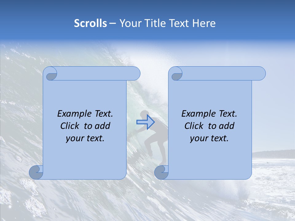 Man Ocean Cool PowerPoint Template