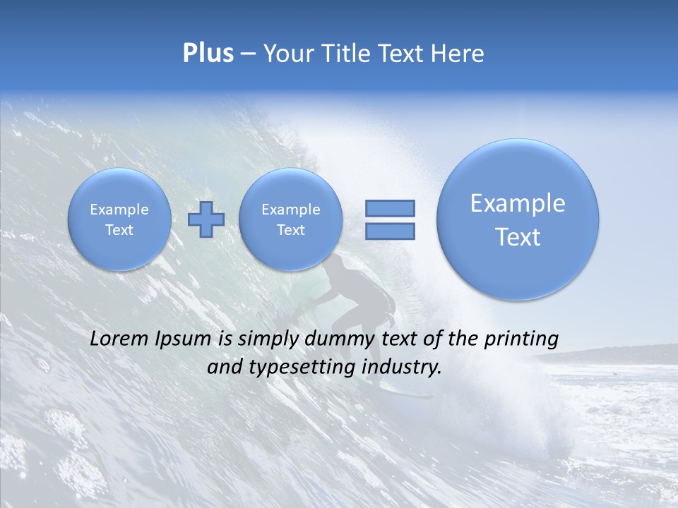 Man Ocean Cool PowerPoint Template