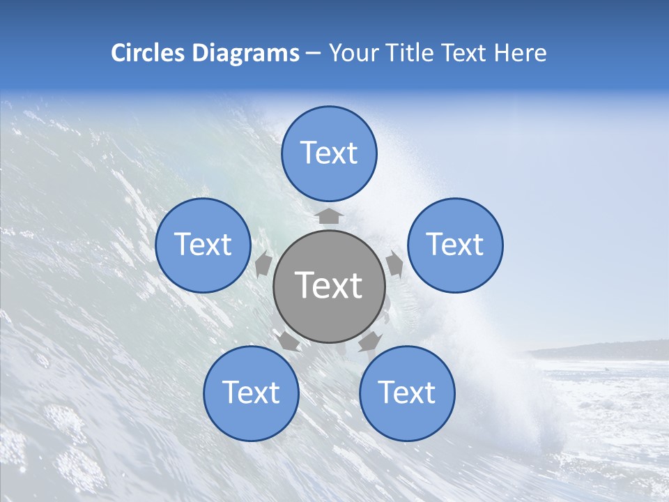 Man Ocean Cool PowerPoint Template