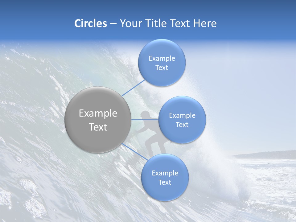 Man Ocean Cool PowerPoint Template