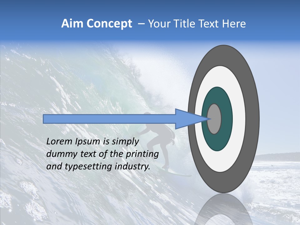 Man Ocean Cool PowerPoint Template