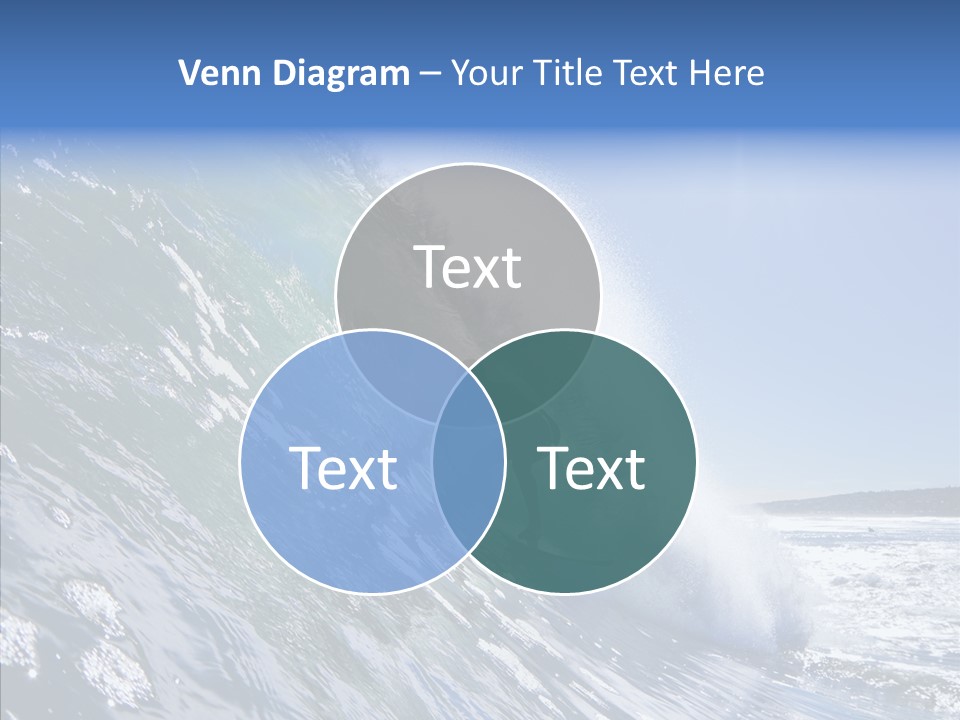 Man Ocean Cool PowerPoint Template