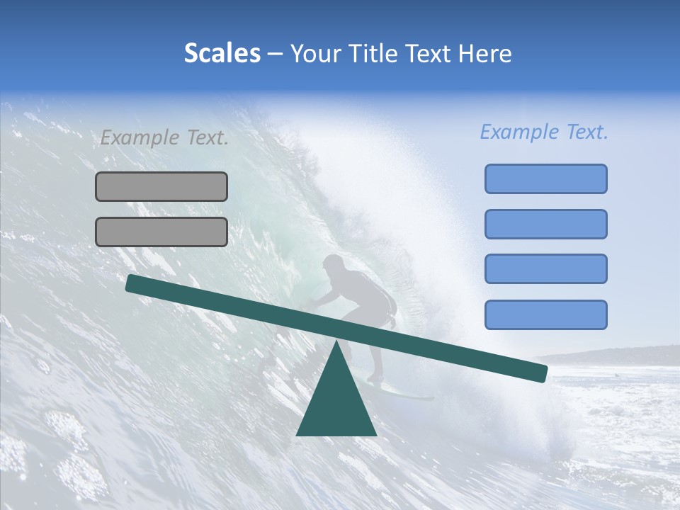Man Ocean Cool PowerPoint Template
