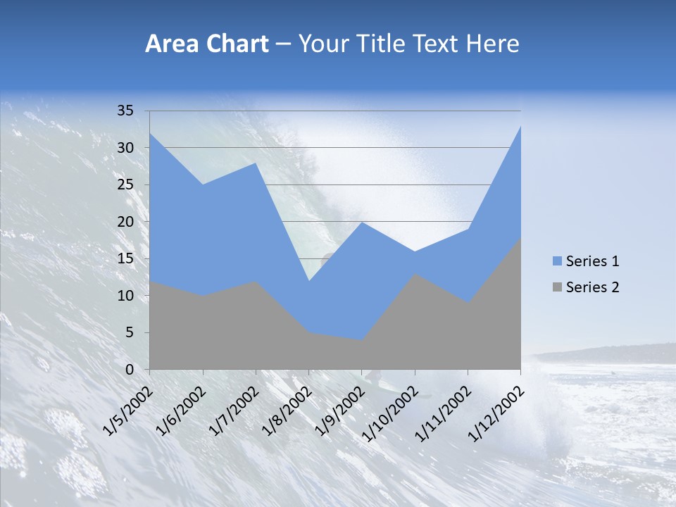 Man Ocean Cool PowerPoint Template
